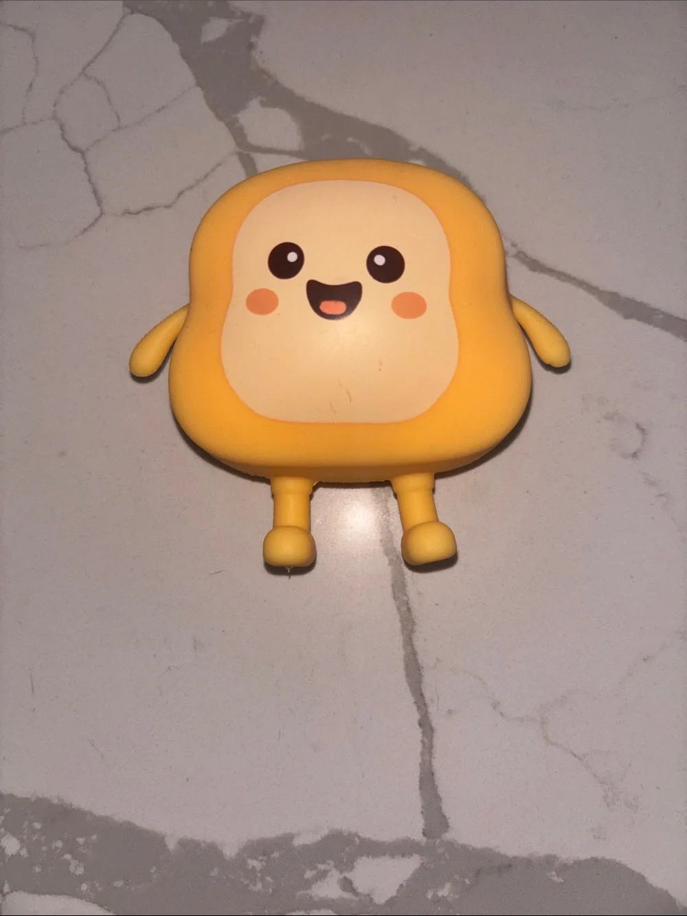 Cute Yellow Toast Character Squishy Toy